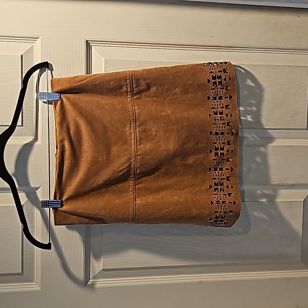 Xhilaration mini faux suede skirt